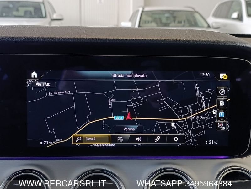 Mercedes-Benz E 300 de S.W. Auto Plug in hybrid Business Sport a Verona - Bercar srl Dettaglio auto usata Mercedes-Benz E 300 de S.W. Auto Plug in hybrid Business Sport a Verona presso Bercar srl