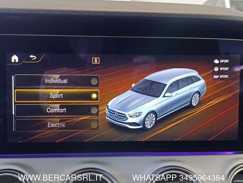 Mercedes-Benz E 300 de S.W. Auto Plug in hybrid Business Sport a Verona - Bercar srl Dettaglio auto usata Mercedes-Benz E 300 de S.W. Auto Plug in hybrid Business Sport a Verona presso Bercar srl