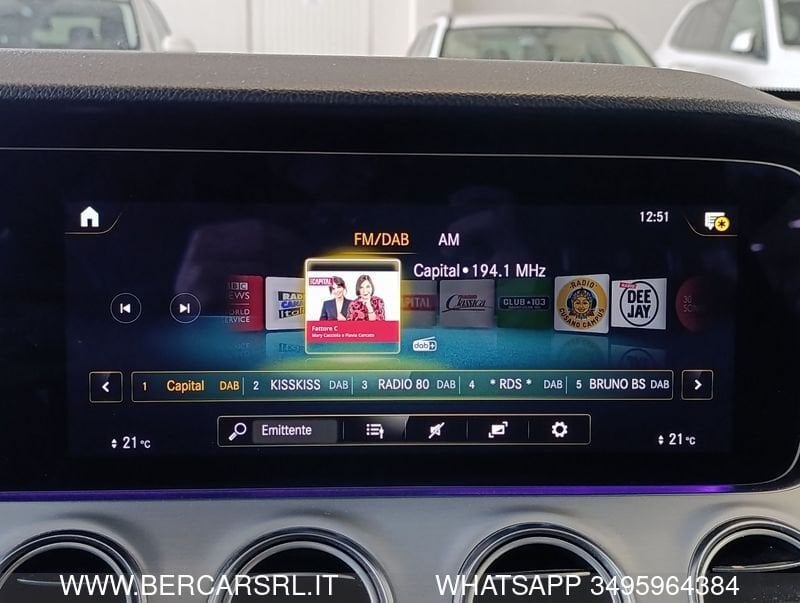 Mercedes-Benz E 300 de S.W. Auto Plug in hybrid Business Sport a Verona - Bercar srl Dettaglio auto usata Mercedes-Benz E 300 de S.W. Auto Plug in hybrid Business Sport a Verona presso Bercar srl